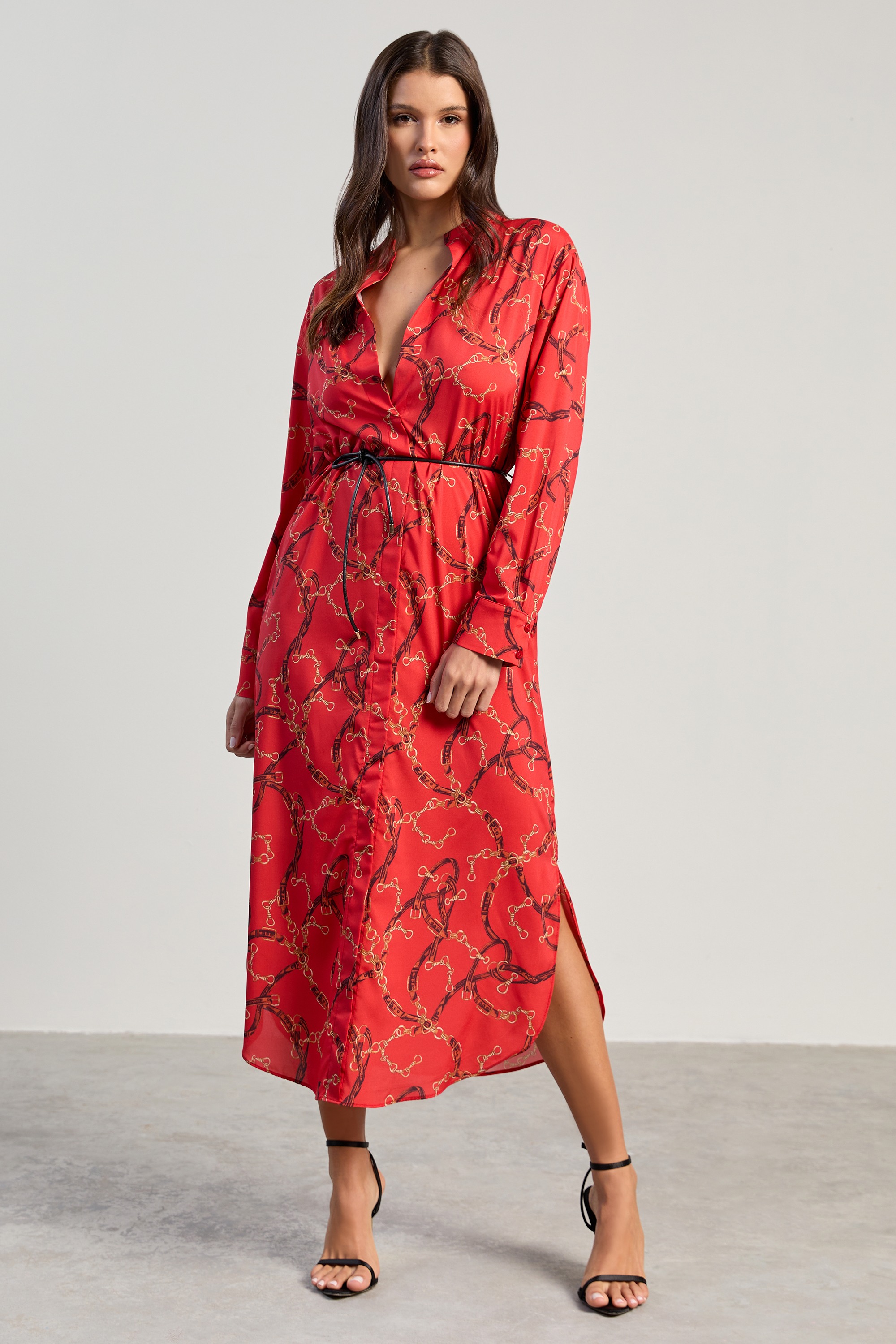 REST0937 - VESTIDO COM GOLA