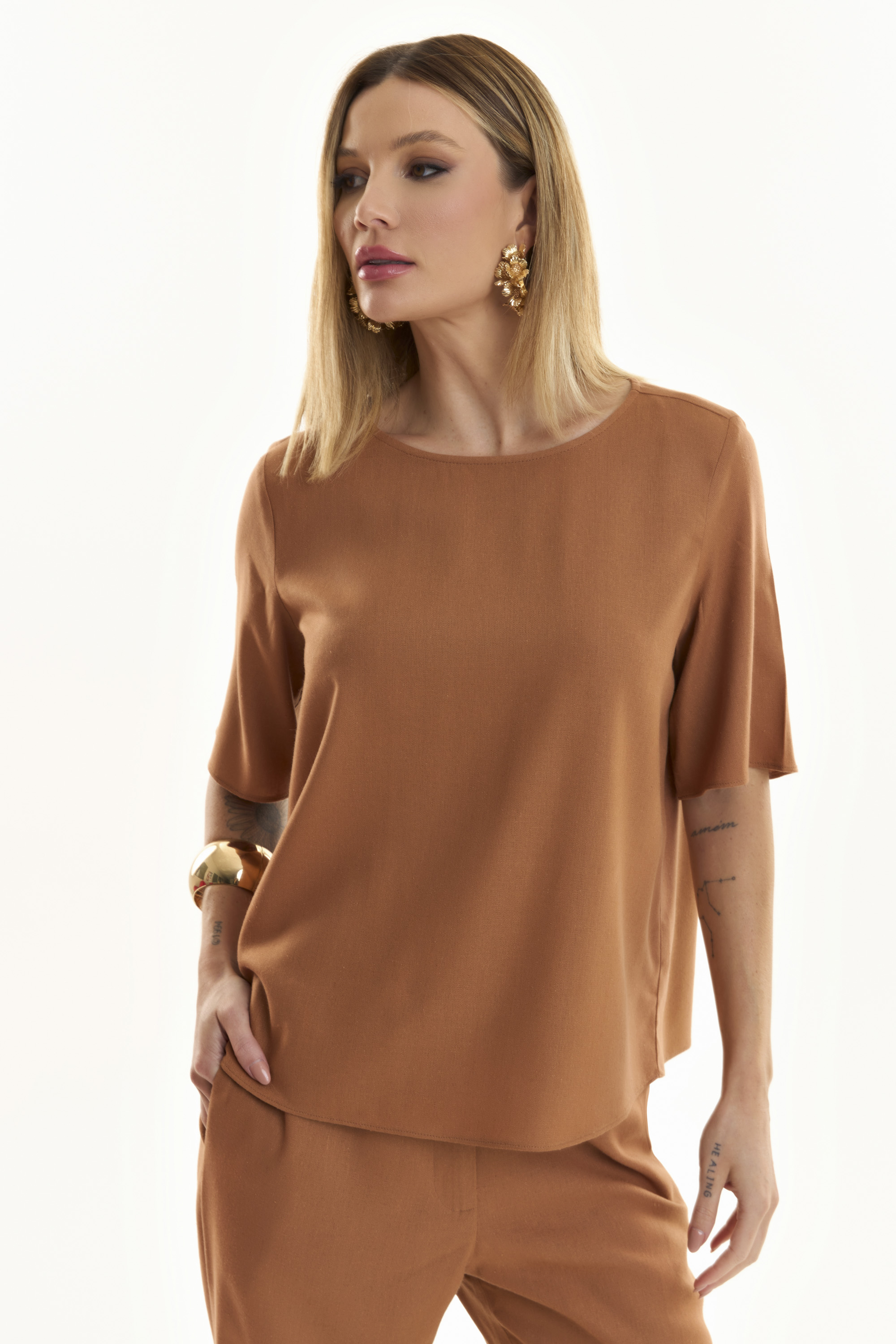REST0745-1 - BLUSA MANGA CURTA