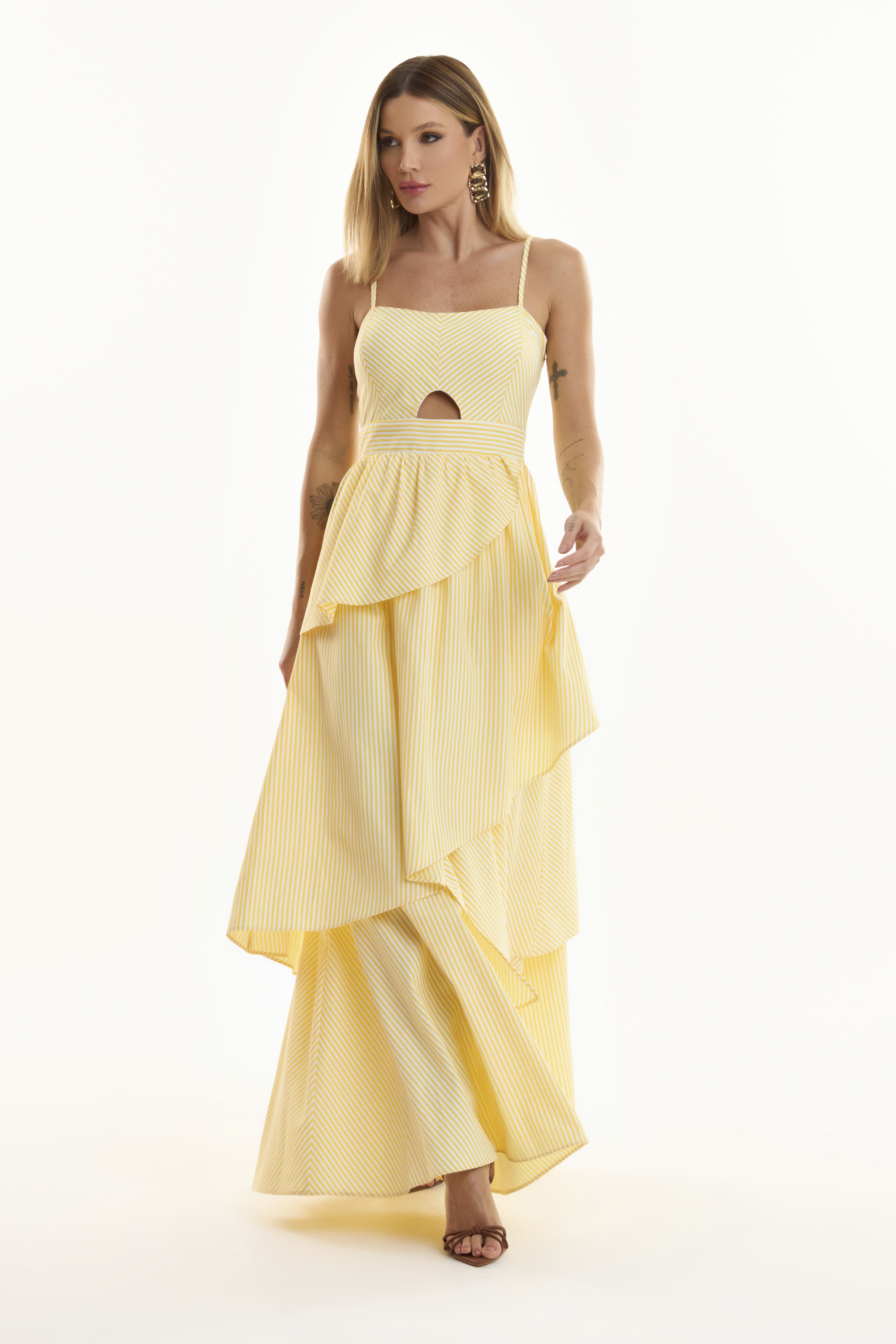 REST0759 - VESTIDO LISTRAS